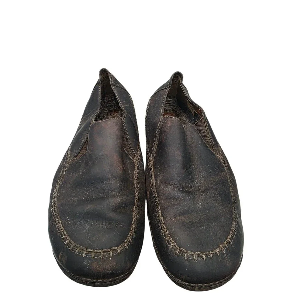 Johnson & Murphy Size 10 M  Brown Leather Loafers Model 25-1316
